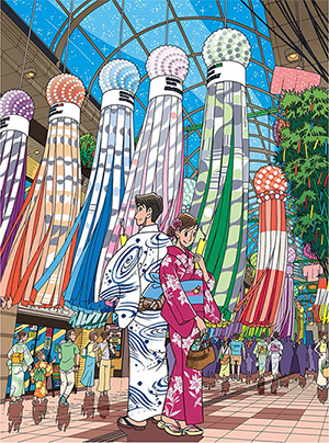 画業50周年記念「わたせせいぞう展」　杜の都　天の川の下で…